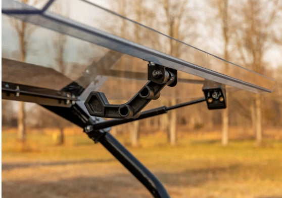 SuperATV CFMOTO ZForce 950 / HO EX / HO SPORT Sport Scratch-Resistant Flip Windshield