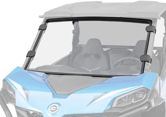 SuperATV CFMOTO ZForce 950 Sport Scratch Resistant Full Windshield