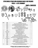 RZR PRO R Billet Primary Clutch STM Single-Stage Non-Bearing Rage 6 HD Primary for 4 Cylinder