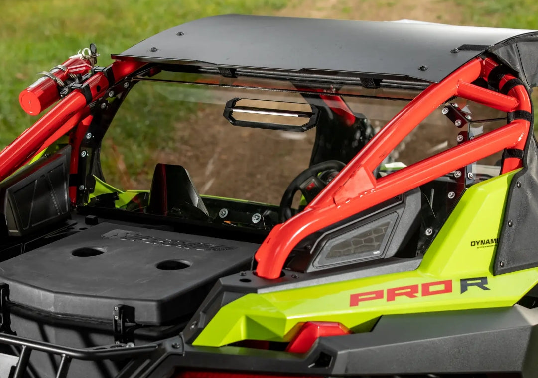 Polaris RZR Pro R Rear Vented Windshield - SUPERATV