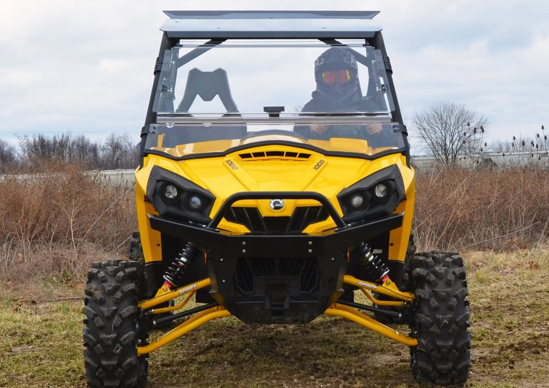 Can-Am Commander Scratch Resistant Flip Windshield
