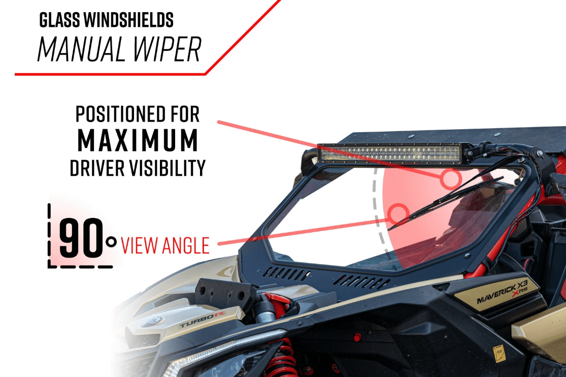 Can-Am Commander Glass Windshield