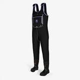 Retro Waders - Black/Purple - Gator Waders