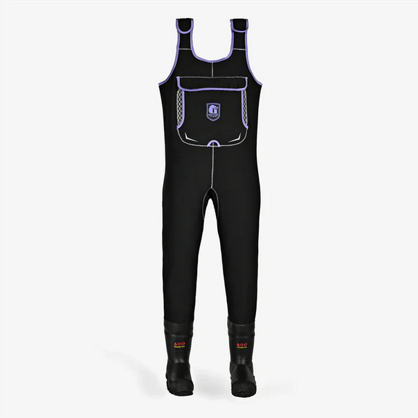 Retro Waders - Black/Purple - Gator Waders
