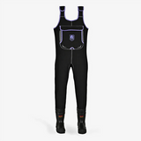 Retro Waders - Black/Purple - Gator Waders