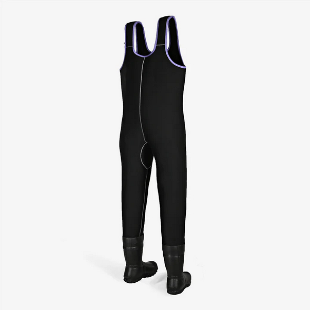 Retro Waders - Black/Purple - Gator Waders