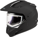 MAX MD-74S SPECTRE SNOW HELMET W/ ELEC SHIELD MATTE BLUE/GRN