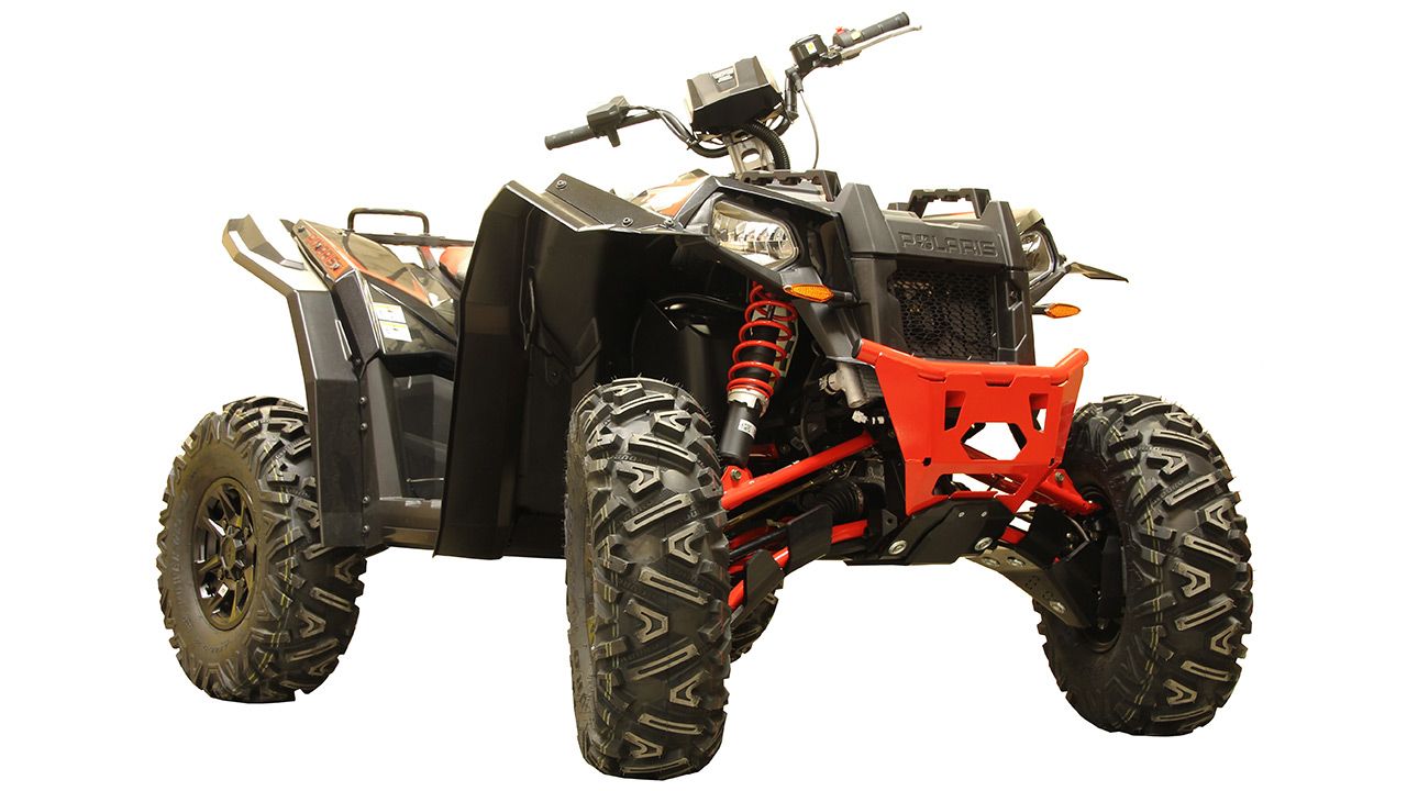 Polaris Scrambler XP 1000 S Skid Plate Full Set (Plastic) Iron Baltic