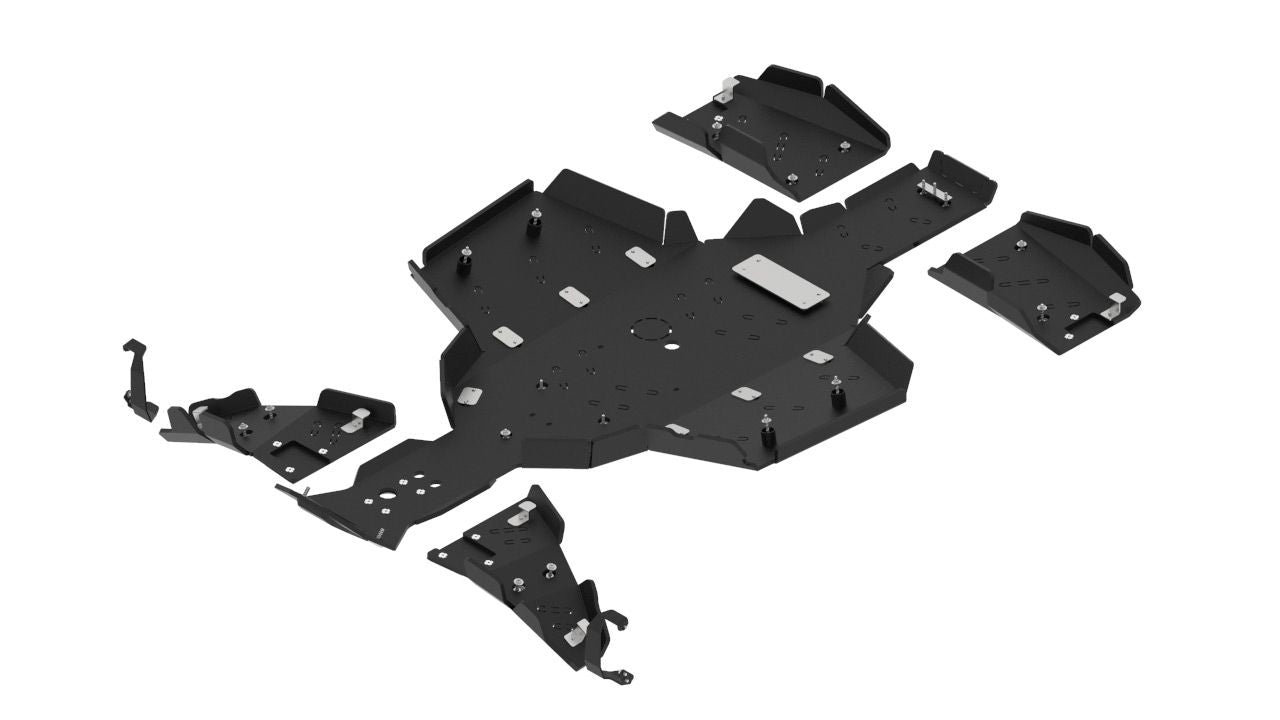Polaris Scrambler XP 1000 S Skid Plate Full Set (Plastic) Iron Baltic