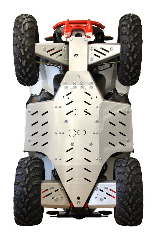 Polaris Scrambler 850 / 1000 Skid Plate Full Set (Aluminum) Iron Baltic