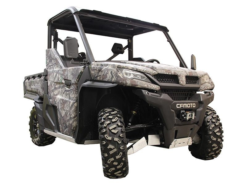 CFMOTO UFORCE 1000 (2022+) Skid Plate Full Set (Aluminum) Iron Baltic