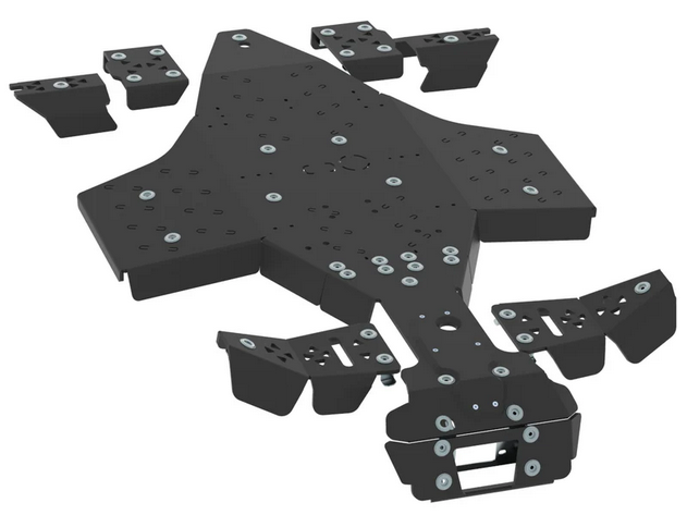 Polaris Sportsman XP 850 Skid Plate (2017+) - Iron Baltic