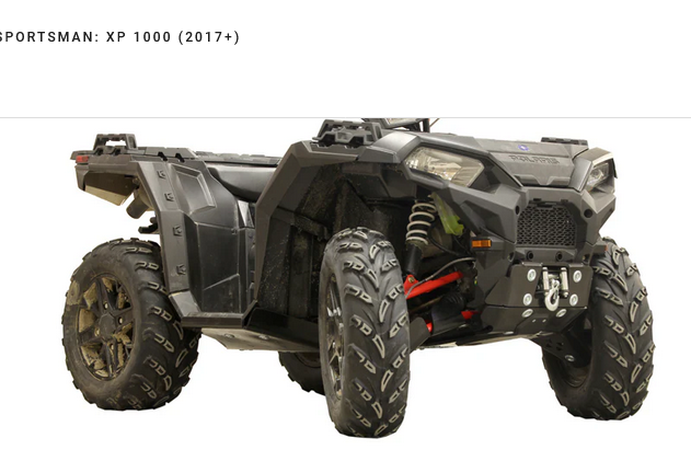 Polaris Sportsman XP 850 Skid Plate (2017+) - Iron Baltic