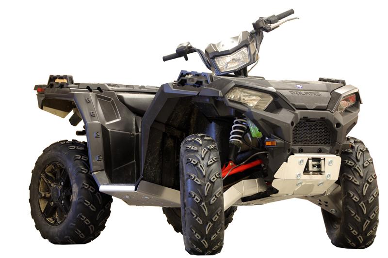 Polaris Sportsman XP 1000 (2017+) Skid plate full set (aluminum) Iron Baltic