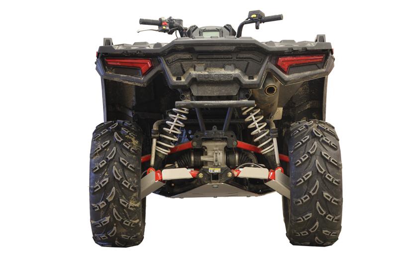Polaris Sportsman XP 1000 (2017+) Skid plate full set (aluminum) Iron Baltic