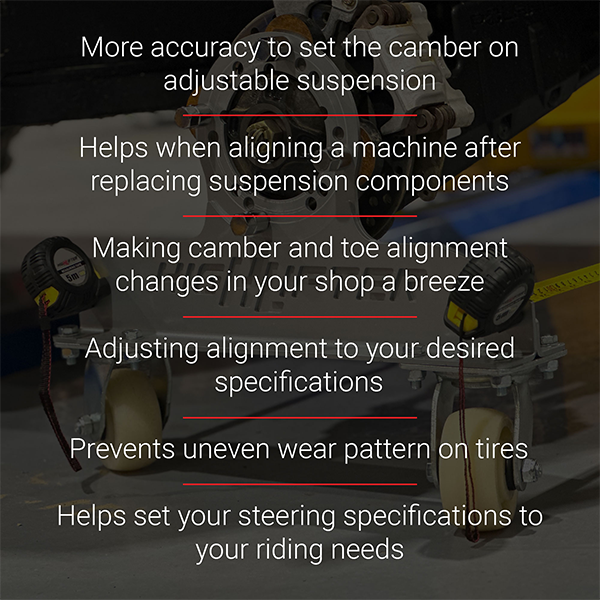 Wheel Alignment Kit Tool with Casters