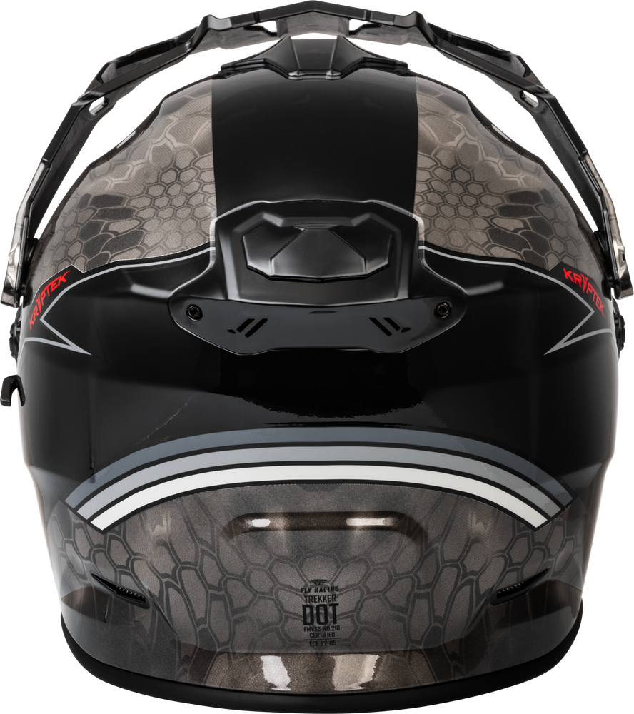 FLY RACING TREKKER KRYPTEK CONCEAL HELMET BLACK/GREY/WHITE
