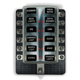 12 Way Standard LED Circuit Screw Fuse Block