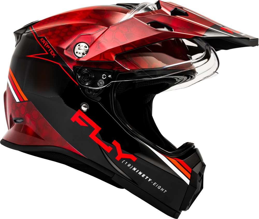FLY RACING TREKKER KRYPTEK CONCEAL HELMET RED/BLACK
