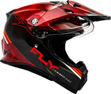 FLY RACING TREKKER KRYPTEK CONCEAL HELMET RED/BLACK