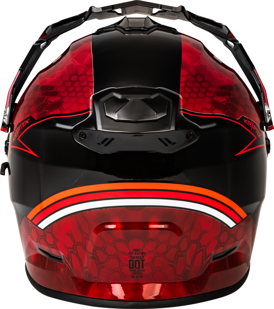 FLY RACING TREKKER KRYPTEK CONCEAL HELMET RED/BLACK