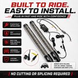 Pro Series LED Light Whips with Bluetooth & Remote - R1 Industries
