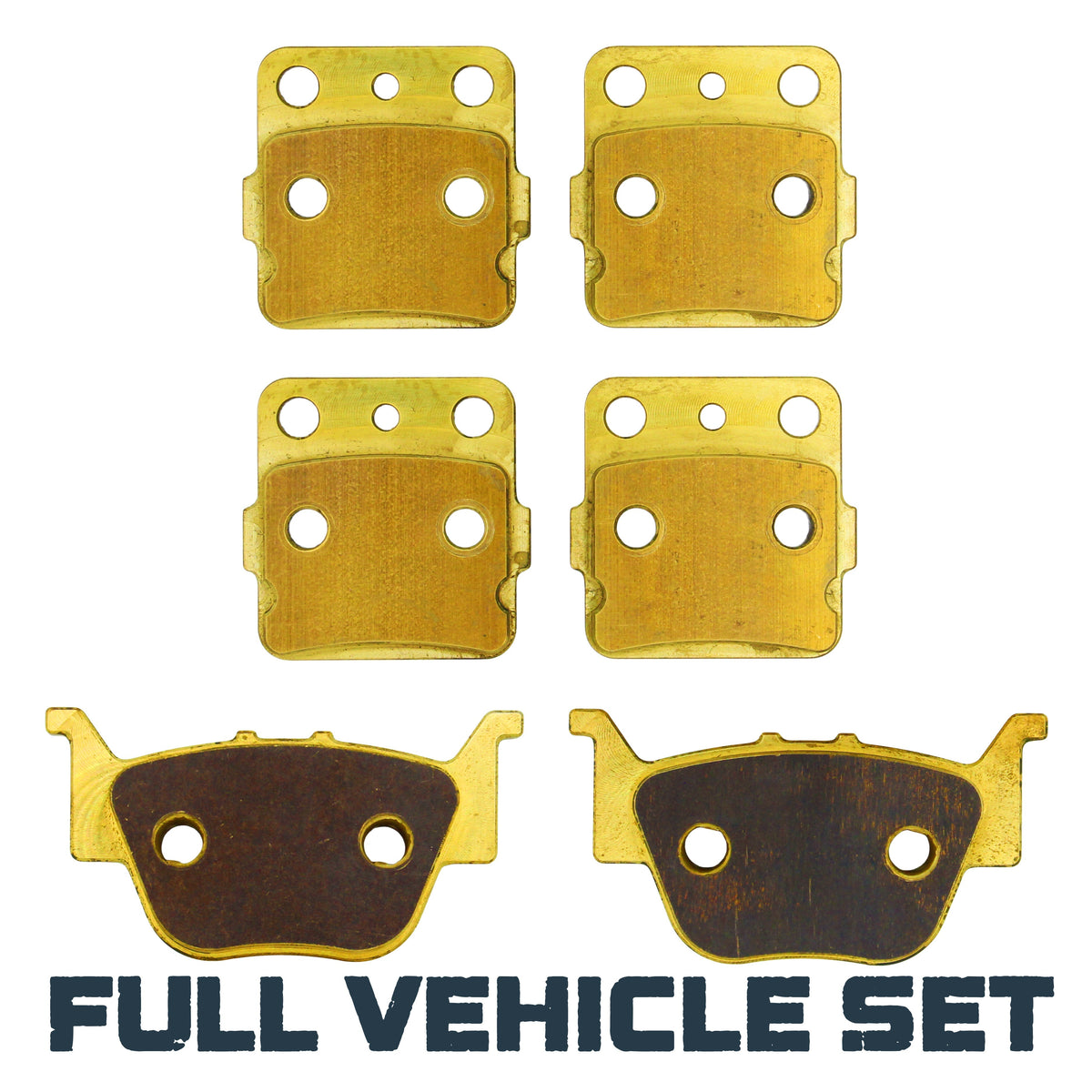 Honda Rancher/Foreman TRX420/TRX500/TRX520 2009-2026 Brass Brake Pad Set