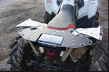 2013-2024 Polaris Scrambler 850 1000 Rear Rack w/ Storage Case (VOODOO BLUE)