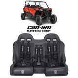 Maverick Sport Max Front Bench Seat With Harnesses (2019+)