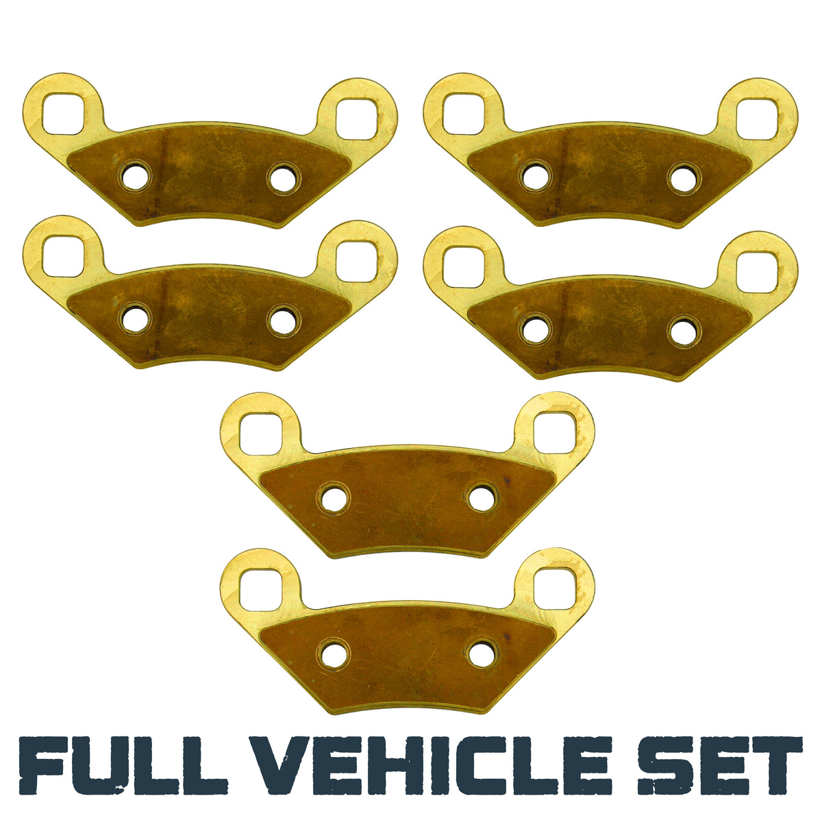 Polaris Sportsman 570/500/450/400/800/ 2009-2020 Touring 570 2017-2024 Brass Brake Pad Set