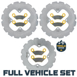 Polaris Sportsman 450/570 2021-2026 Ridge Rider Rotor and Pad Kit