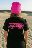 Black and Pink Glow-in-the-Dark T-Shirt