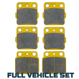 Arctic Cat DVX 400 2004-2008 Ceramic Brake Pad Set