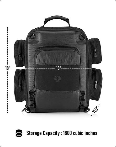 30L - Voyage Large Motorcycle Sissy Bar Backpack
