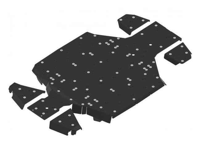 Skid Plate Full Set (plastic) CFMOTO U10 PRO (2025+) (NON-XL)