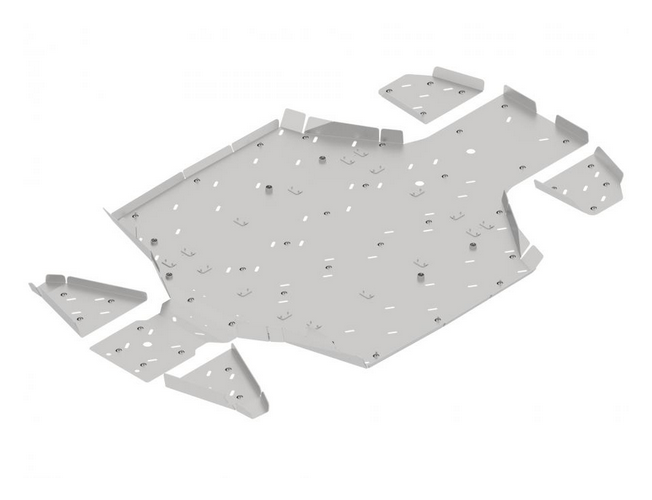 SKID PLATE FULL SET (ALUMINUM) CFMOTO U10 PRO (NON-XL)