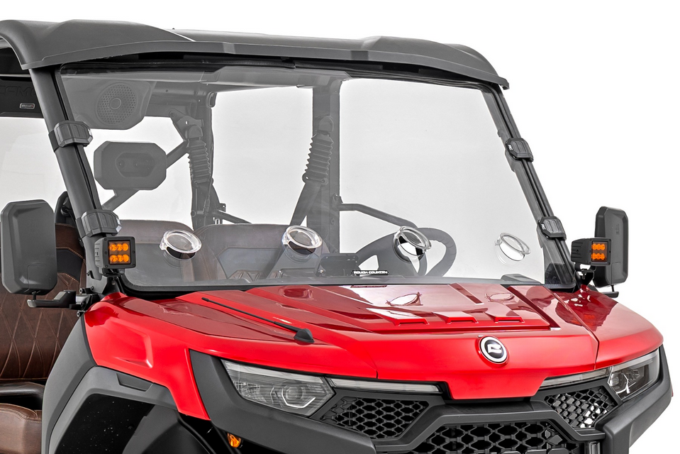 Vented Full Windshield Scratch Resistant | CFMOTO UFORCE U10 Pro By Rough Country