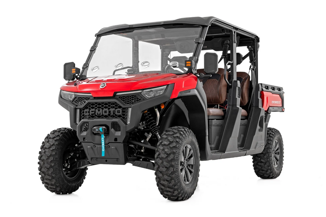 Vented Full Windshield Scratch Resistant | CFMOTO UFORCE U10 Pro By Rough Country