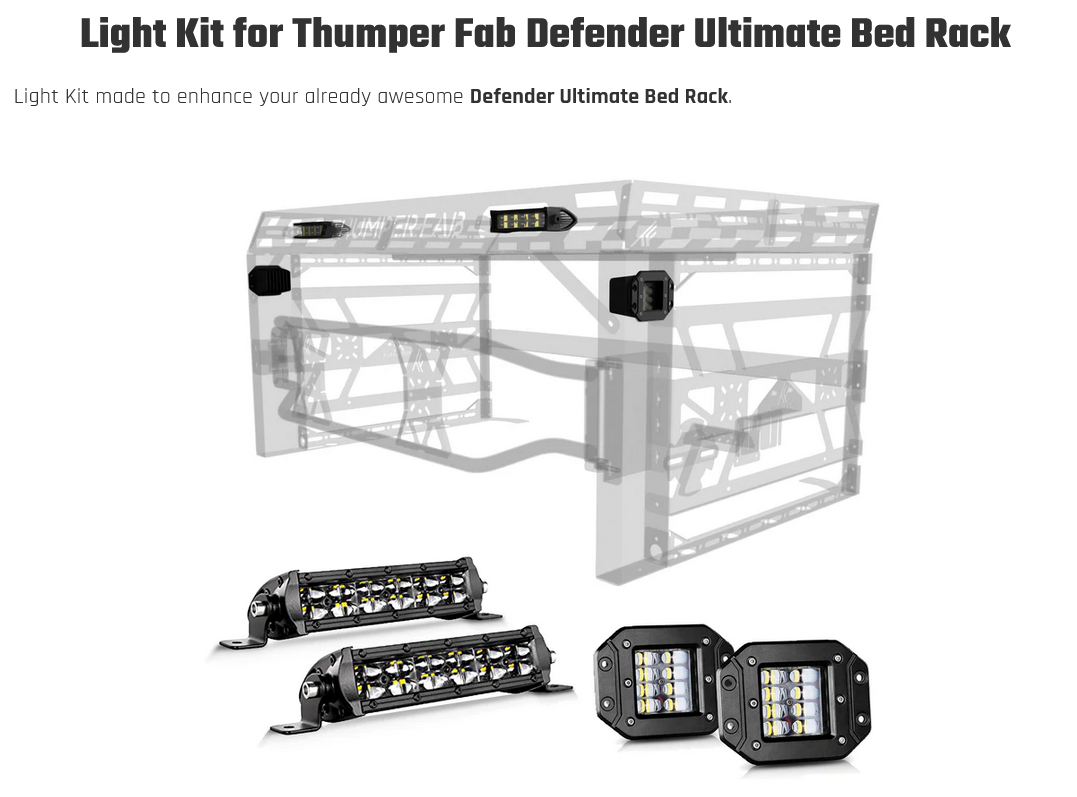 CAN AM DEFENDER ULTIMATE BED RACK - THUMPER FAB