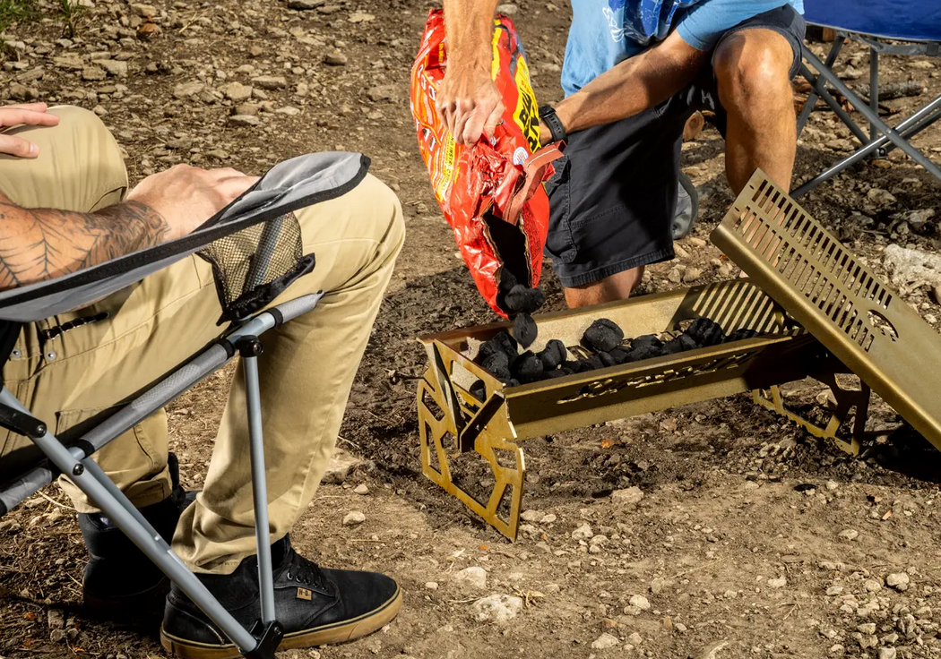 Collapsible Fire Pit and Grill