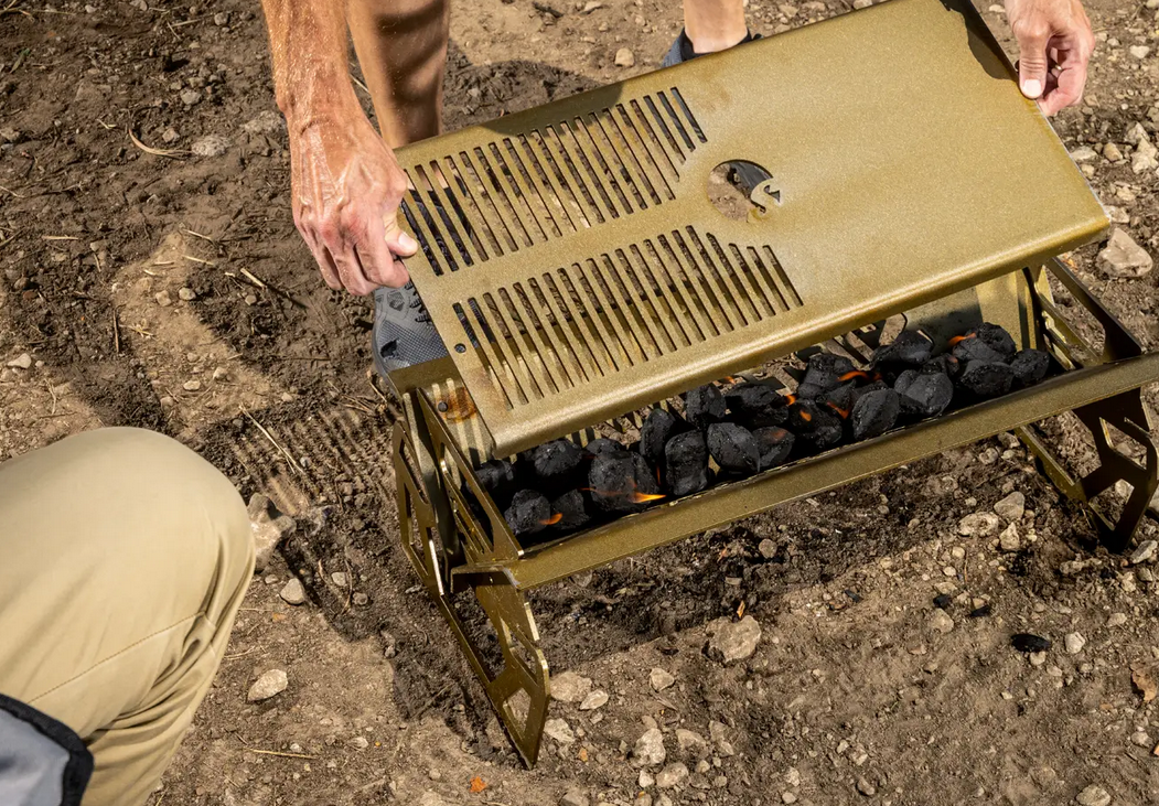 Collapsible Fire Pit and Grill