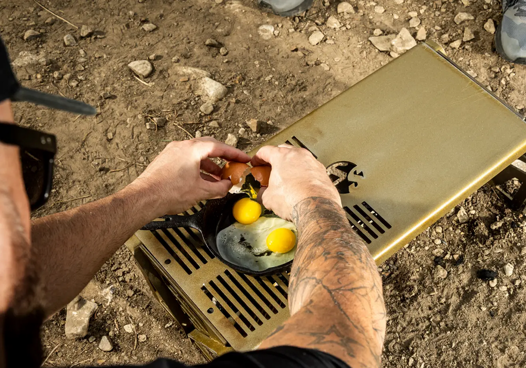 Collapsible Fire Pit and Grill