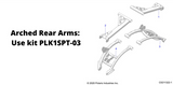 2'' Lift Kit Polaris Scrambler and Sportsman 550/850/1000 (Arched Arms)