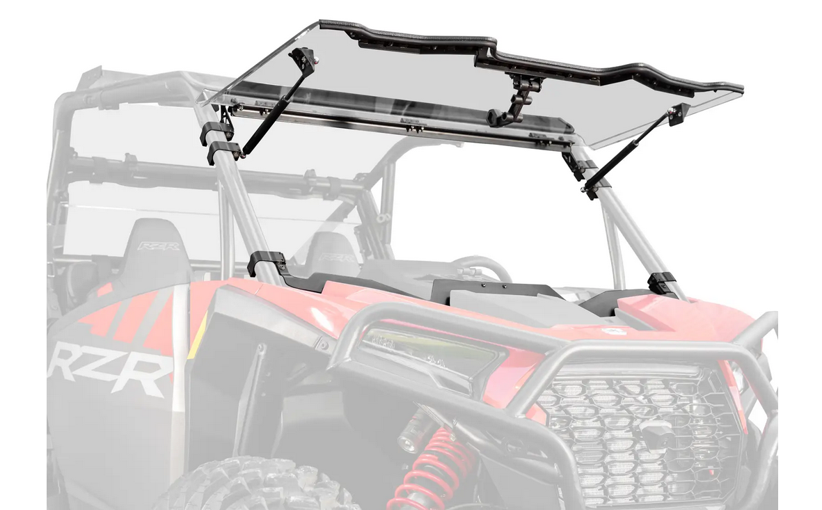 Polaris RZR XP 1000 Scratch Resistant Flip Windshield 2024+