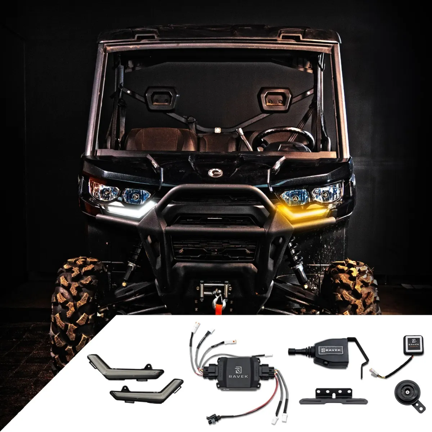 CanAm Defender HD10 Gen 3 Speakeasy™ Turn Signal Kit - Ravek