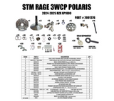 CFMOTO Z10 RAGE 3WCP BILLET PRIMARY CLUTCH - STM POWERSPORTS