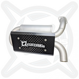 AA Dual Suppressor Slip-On Exhaust for 2018-Up Polaris Ranger XP 1000 *REAR MOUNT ONLY*