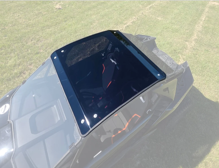 CFMOTO ZForce Z10 Dark Tinted 1/4" Polycarbonate Roof - 3 Star Indutries