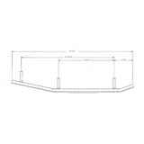 4.5" Carbide Shaper Bar Wear Rods - POL-S2523-45 for Select Polaris Snowmobiles