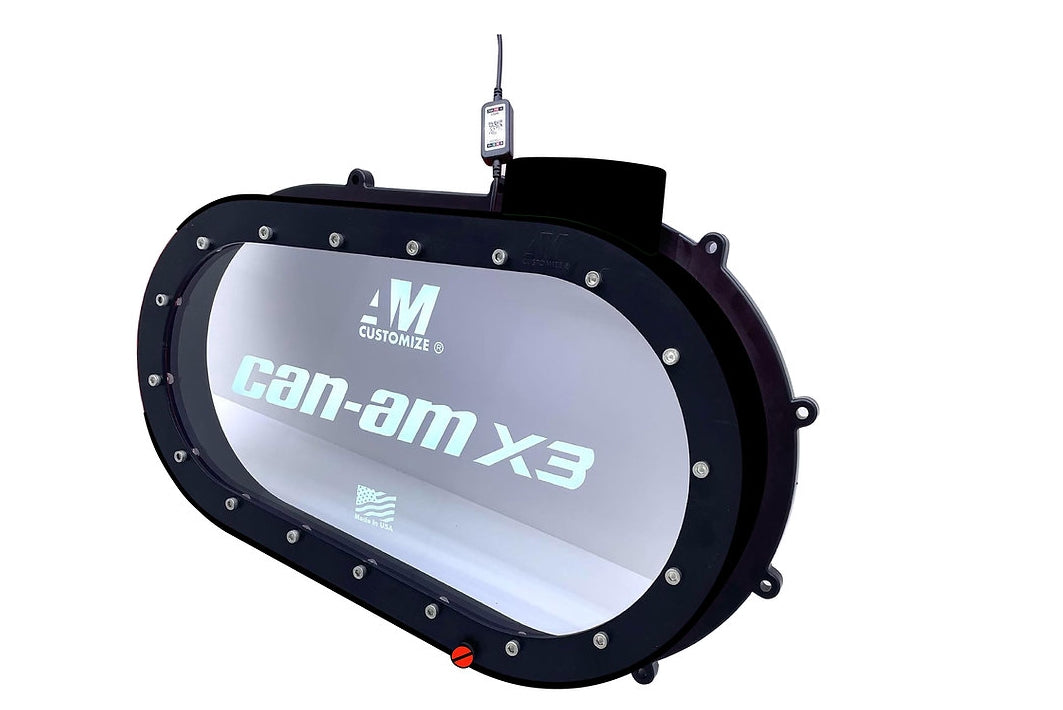 Custom Clear Clutch Cover CanAm Maverick X3 - AM Customize